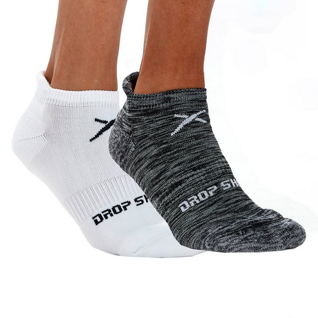 Drop Shot Performance Socks 1P White / Black